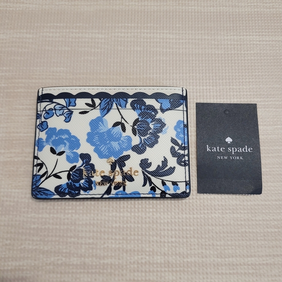 kate spade Blue Floral Wallet - Picture 8 of 9